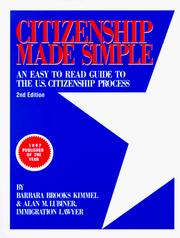 Cover of: Citizenship made simple by Barbara Brooks Kimmel