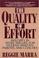 Cover of: The Quality of Effort