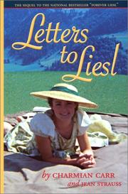 Cover of: Letters to Liesl by Charmian Carr