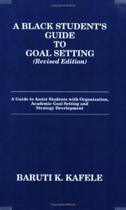 Cover of: Black Student's Guide to Goal Setting