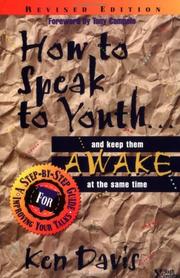 Cover of: How to speak to youth-- and keep them awake at the same time