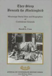Cover of: They sleep beneath the mockingbird by Harold A. Cross