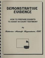 Cover of: Demonstrative evidence | Katherine Koppenhaver