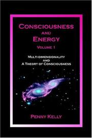 Cover of: Consciousness and Energy, Vol. 1