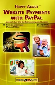 Cover of: Happy About Website Payments With Paypal: Answers to over 40 of the Most Commonly Asked Questions