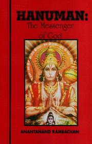 Cover of: Hanuman: The Messenger of God