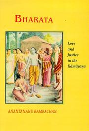 Cover of: Bharata: Love and Justice in the Ramayana