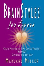 Cover of: BrainStyles for Lovers by Marlane Miller
