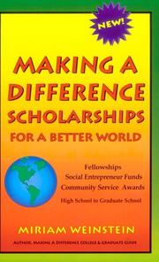Cover of: Making a Difference Scholarships