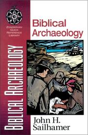 Cover of: Biblical archaeology