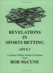 Cover of: Revelations in Sports Betting (Opus 5) by 