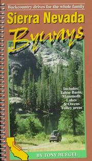 Cover of: Sierra Nevada Byways by 