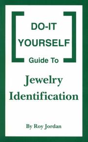 Cover of: Jordan's do it yourself guide to jewelery identification