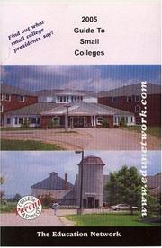 Cover of: Guide to Small Colleges (Parents College Advisor) | 