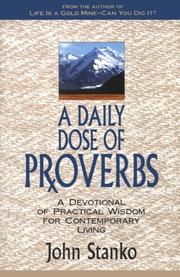 Cover of: A Daily Dose of Proverbs by John Stanko