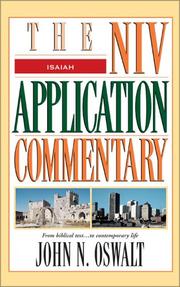 Cover of: Isaiah (NIV Application Commentary) by Dr. John N. Oswalt