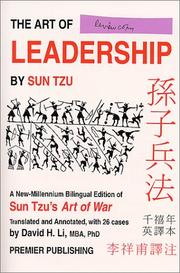 Cover of: The art of Leadership by Sun Tzu: a new millennium translation of Sun Tzu's Art of War