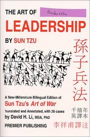 Cover of: The art of Leadership by Sun Tzu by Sun Tzu, Sun Tzu