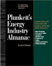 Cover of: Plunkett's Energy Industry Almanac : The Only Complete Guide to the American Energy and Utlities Industry
