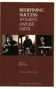 Cover of: Redefining success: women's unique paths