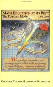 Cover of: Math education at its best: the Potsdam model