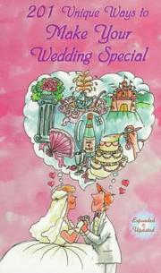 Cover of: 201 unique ways to make your wedding special by Don Altman