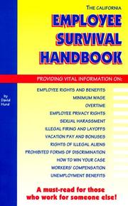 The California Employee Survival Handbook by David Hurd