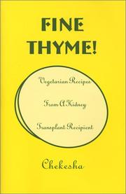 Front cover of Fine thyme! by Chekesha.