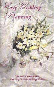 Cover of: Easy Wedding Planning by Elizabeth Lluch, Alex Lluch