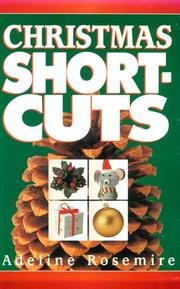 Cover of: Christmas shortcuts