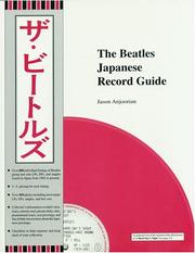 Cover of: The Beatles Japanese record guide | Jason Anjoorian