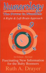 Cover of: Numerology: The Power In Numbers, A Right & Left Brain Approach