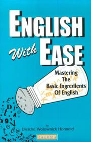 Cover of: English with ease: mastering the basic ingredients of English