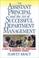 Cover of: The Assistant Principal and the Art of Successful Department Management