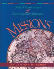 Cover of: Missions by Gailyn Van Rheenen