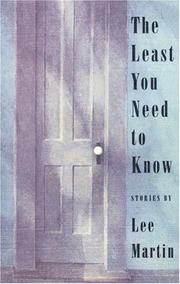 Cover of: The least you need to know: stories