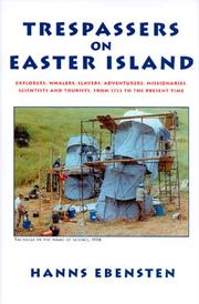 Cover of: Trespassers on Easter Island by Hanns Ebensten