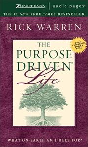Cover of: The Purpose-Driven Life by 