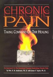 Chronic pain by Anderson, Wm. R. B., William R. B. Anderson, Jesse F. Taylor