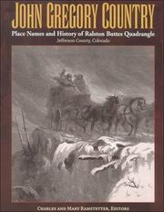 Cover of: John Gregory Country by 