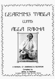 Cover of: Learning Tabla with Alla Rakha (Book and Audio-cassette ed.)