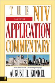 Cover of: The NIV Application Commentary | August H. Konkel