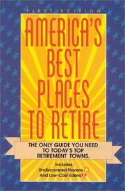 Cover of: America's Best Places to Retire by Richard L. Fox