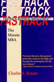 Cover of: Fastrack Business Management: The Minute MBA