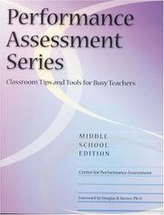 Cover of: Performance Assessment Series (Middle School Edition) | Center for Performance Assessment