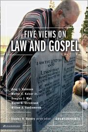 Cover of: Five views on law and Gospel by Greg L. Bahnsen ... [et al.].