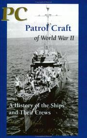 PC Patrol Craft of World War II by William J. Veigele