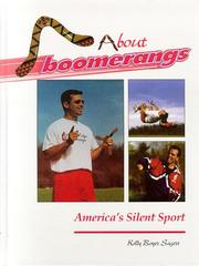 Cover of: About boomerangs: America's silent sport