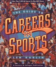 Cover of: The Guide to Careers in Sports