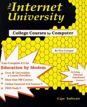 Cover of: The Internet university: college courses by computer